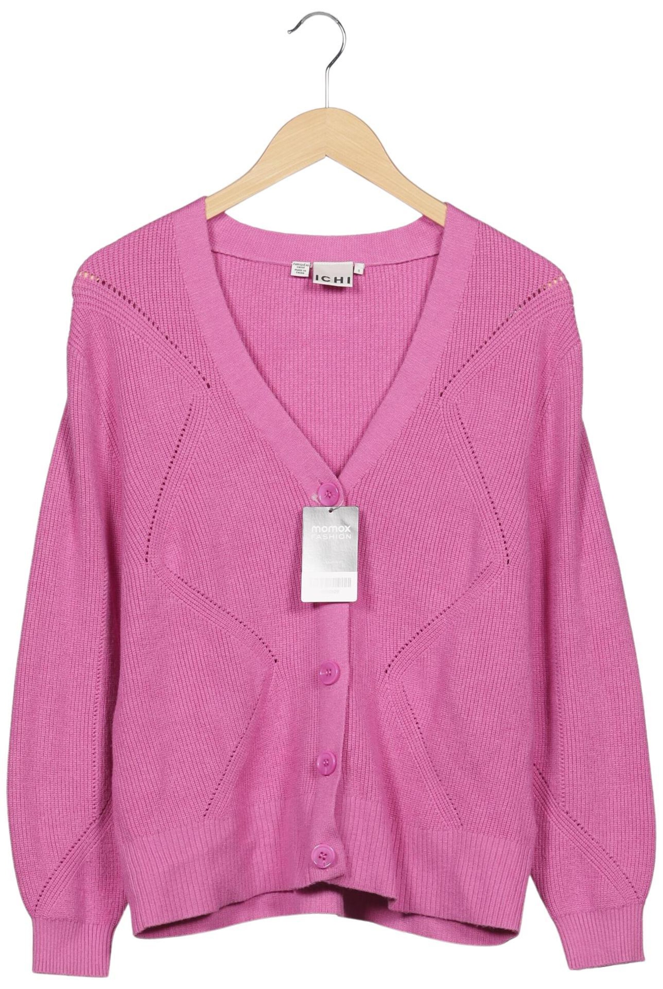 ICHI Sweater & Cardigan in S in Pink: front