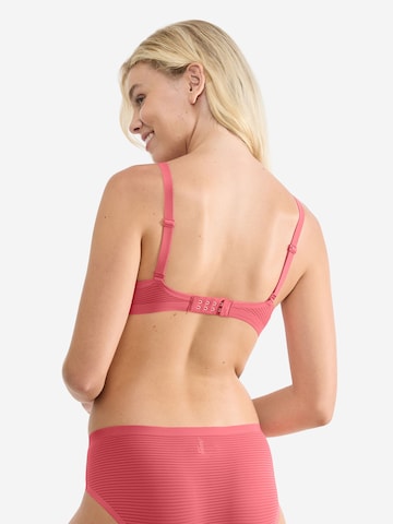 SLOGGI Push-up Bra ' Blue ZERO Feel Air THE UP ' in Red