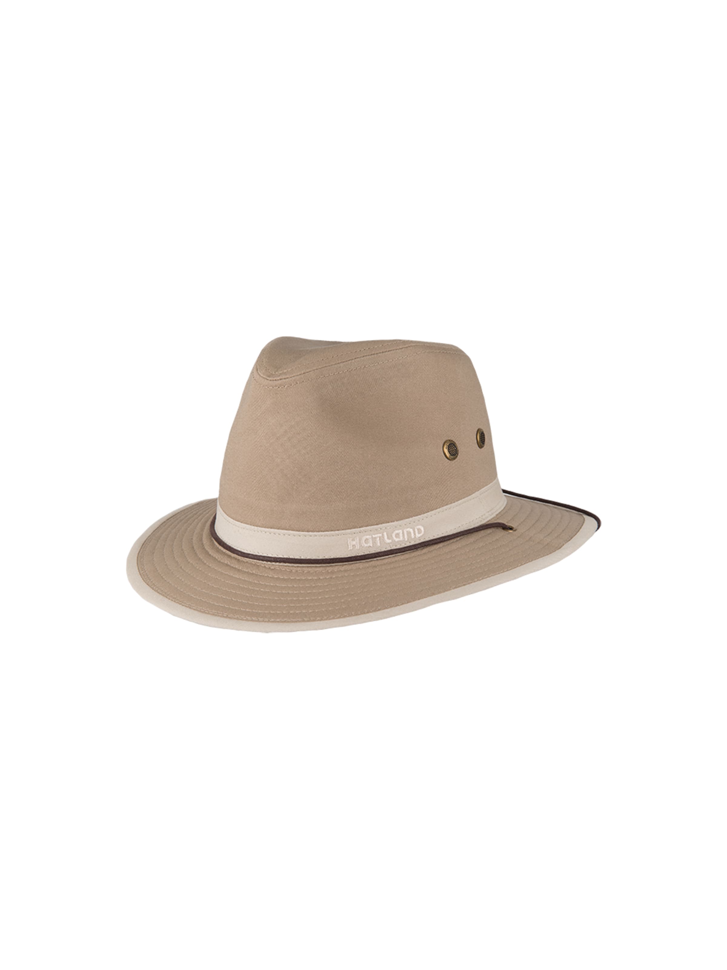Hatland Hat 'Campwood' in Beige: front