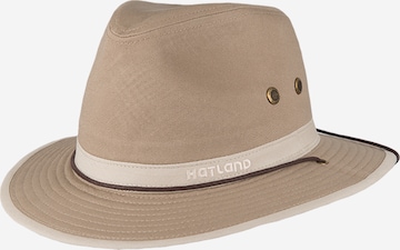 Hatland Hat 'Campwood' in Beige: front