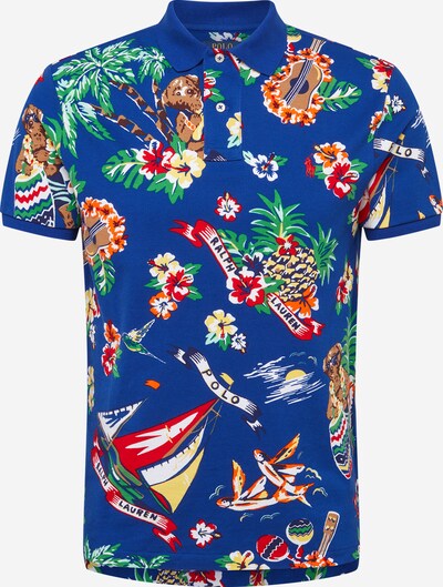 POLO RALPH LAUREN T-Shirt in royalblau / hellgelb / grün / rot, Produktansicht