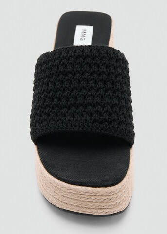 MANGO TEEN Mules 'Martan' in Black