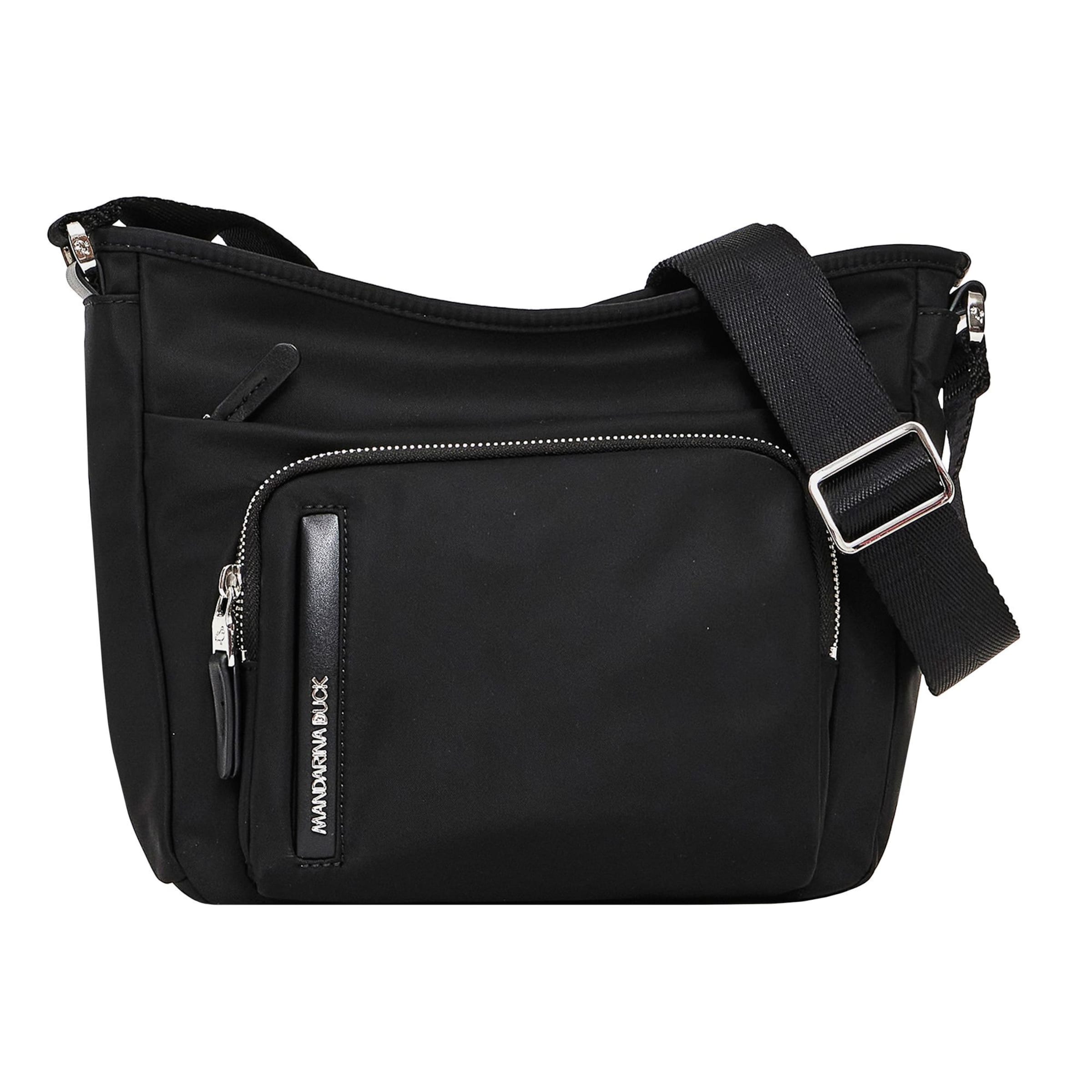 MANDARINA DUCK Crossbody Bag 'Hunter' in Black: front