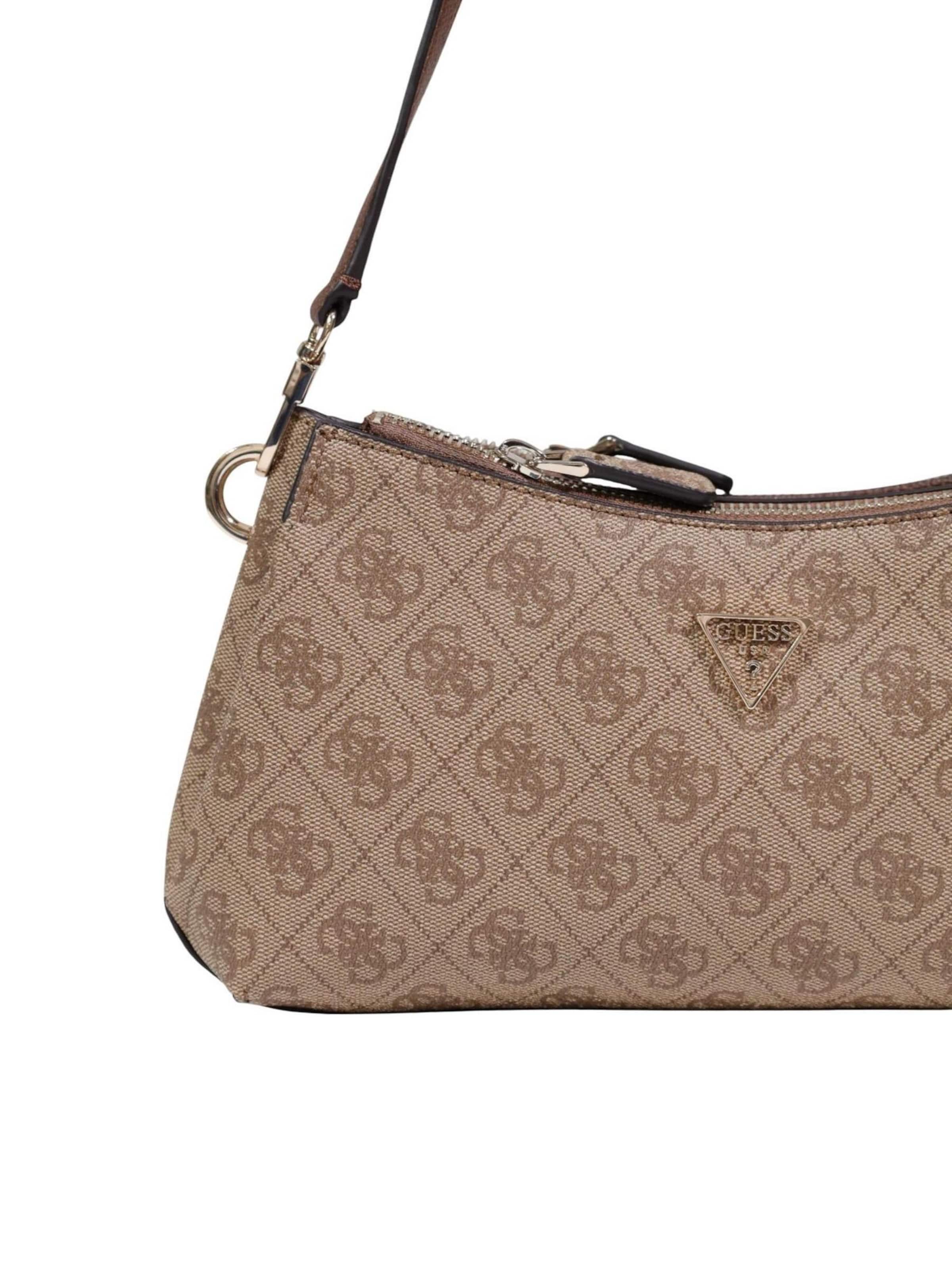 GUESS Skuldertaske 'NOELLE II 3 HWBG96 72730' i beige