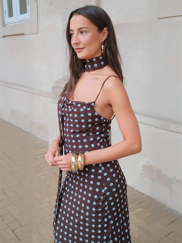 Rochie ' Bellagio ' de la ITS MAY pe albastru: lateral