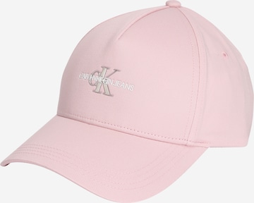 Casquette Calvin Klein Jeans en rose : devant