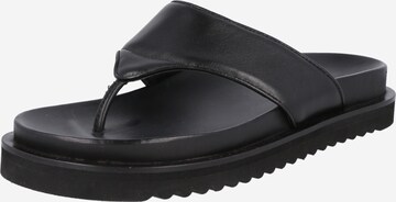 LeGer by Lena Gercke - Sandalias de dedo 'Branka' en negro: frente