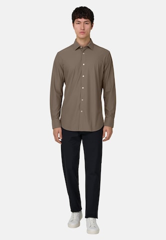 Coupe regular Chemise Boggi Milano en marron