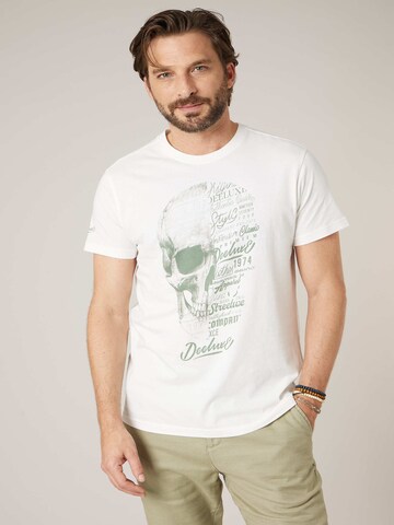 T-Shirt 'Vegas' Deeluxe en blanc : devant