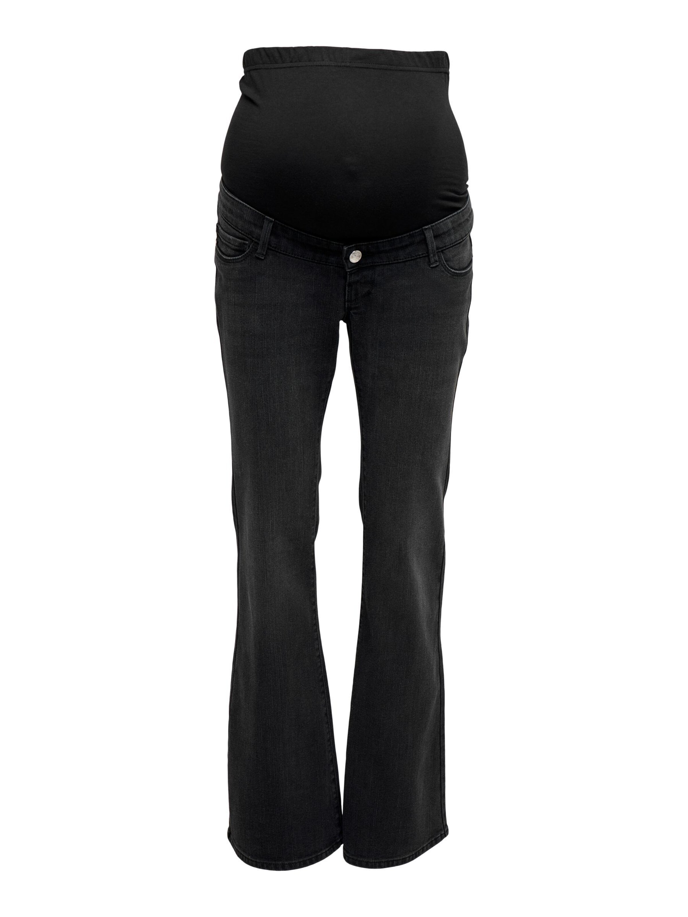 évasé Jean 'OLMLana' Only Maternity en noir