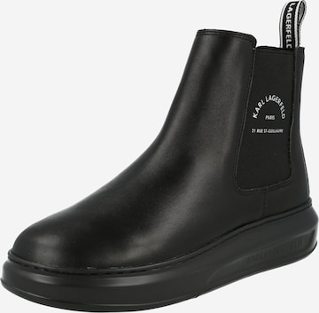 Karl Lagerfeld Chelsea Boots 'Maison Gore' in Black: front