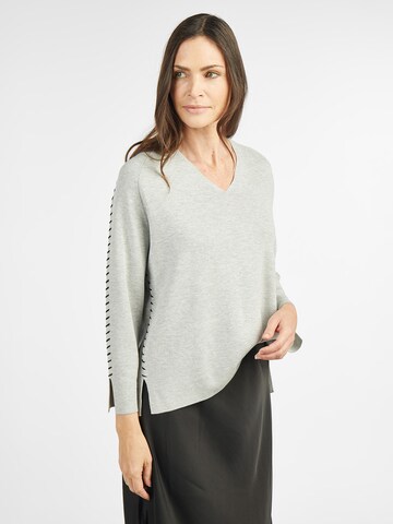 Pull-over 'Paloma' Lovely Sisters en gris : devant