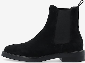 Chelsea Boots Bianco en noir : devant