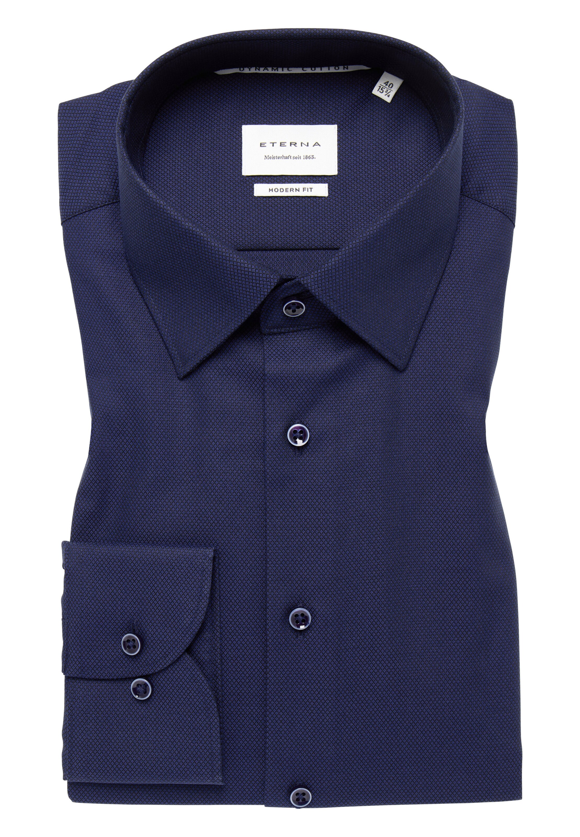 ETERNA Regular Fit Hemd in Blau