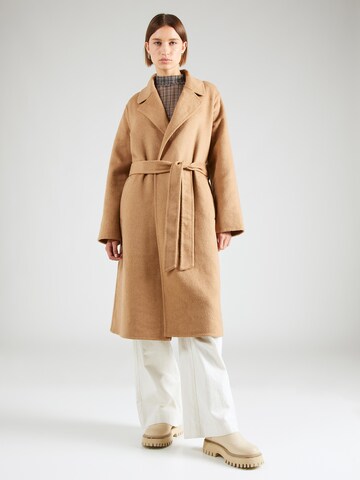 Abercrombie & Fitch Between-Seasons Coat in Brown: front