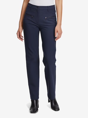 Betty Barclay Slim fit Pants in Blue: front