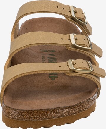 BIRKENSTOCK Pantolette 'Florida Fresh' in Beige