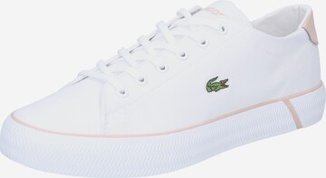 LACOSTE Låg sneaker 'Gripshot' i vit: framsida