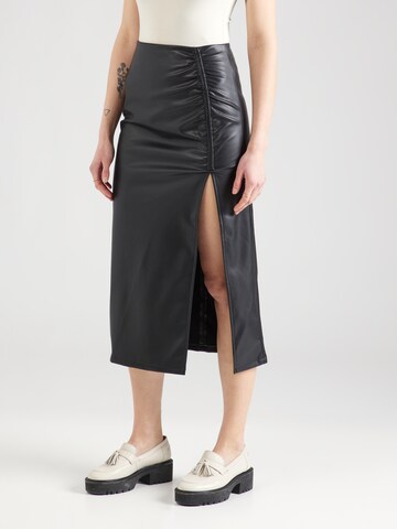 TOPSHOP Skirt in Black: front