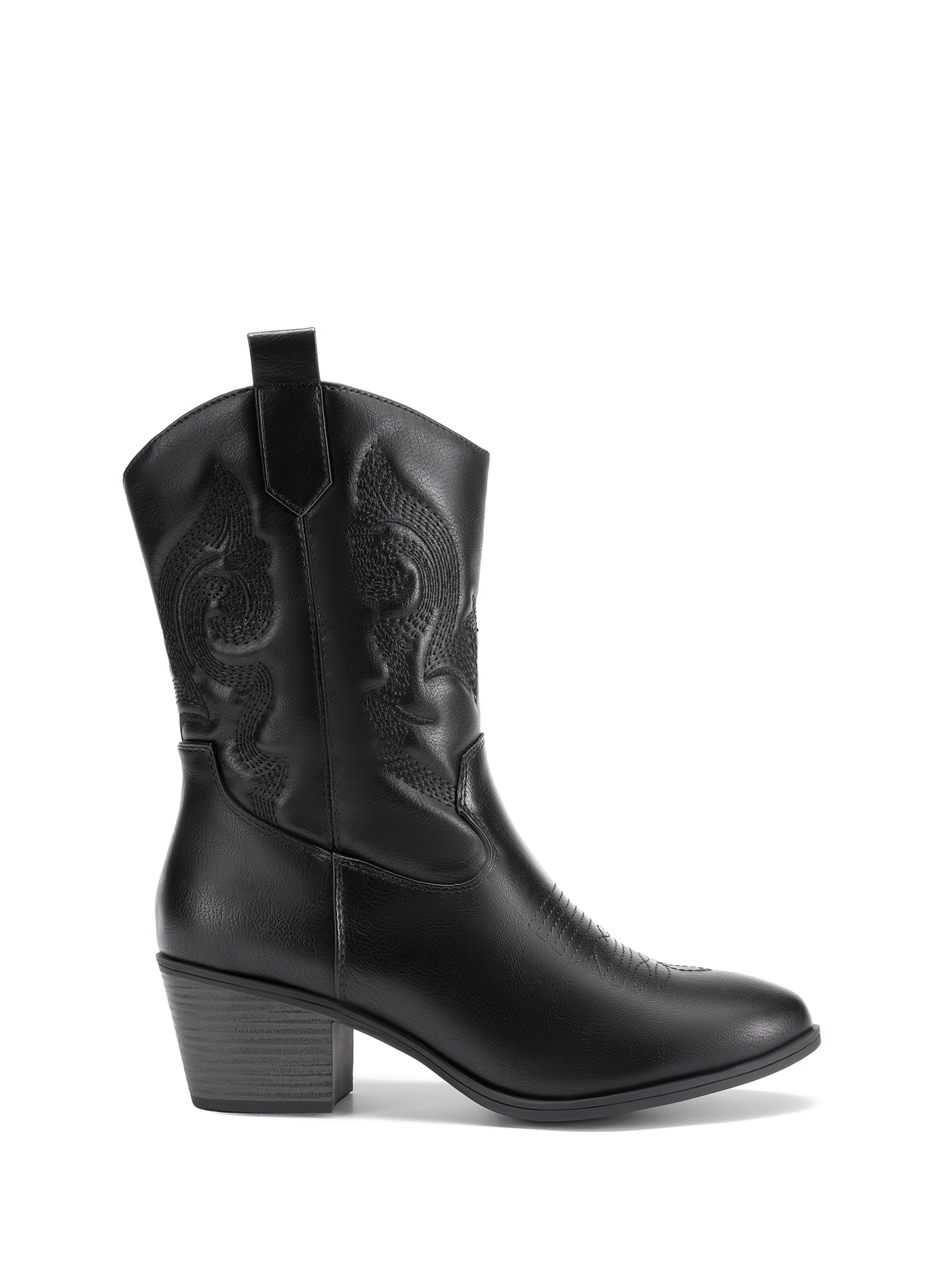 Dream Pairs Boots 'DREAM PAIRS Klassische stiefel für Damen' in Black: front