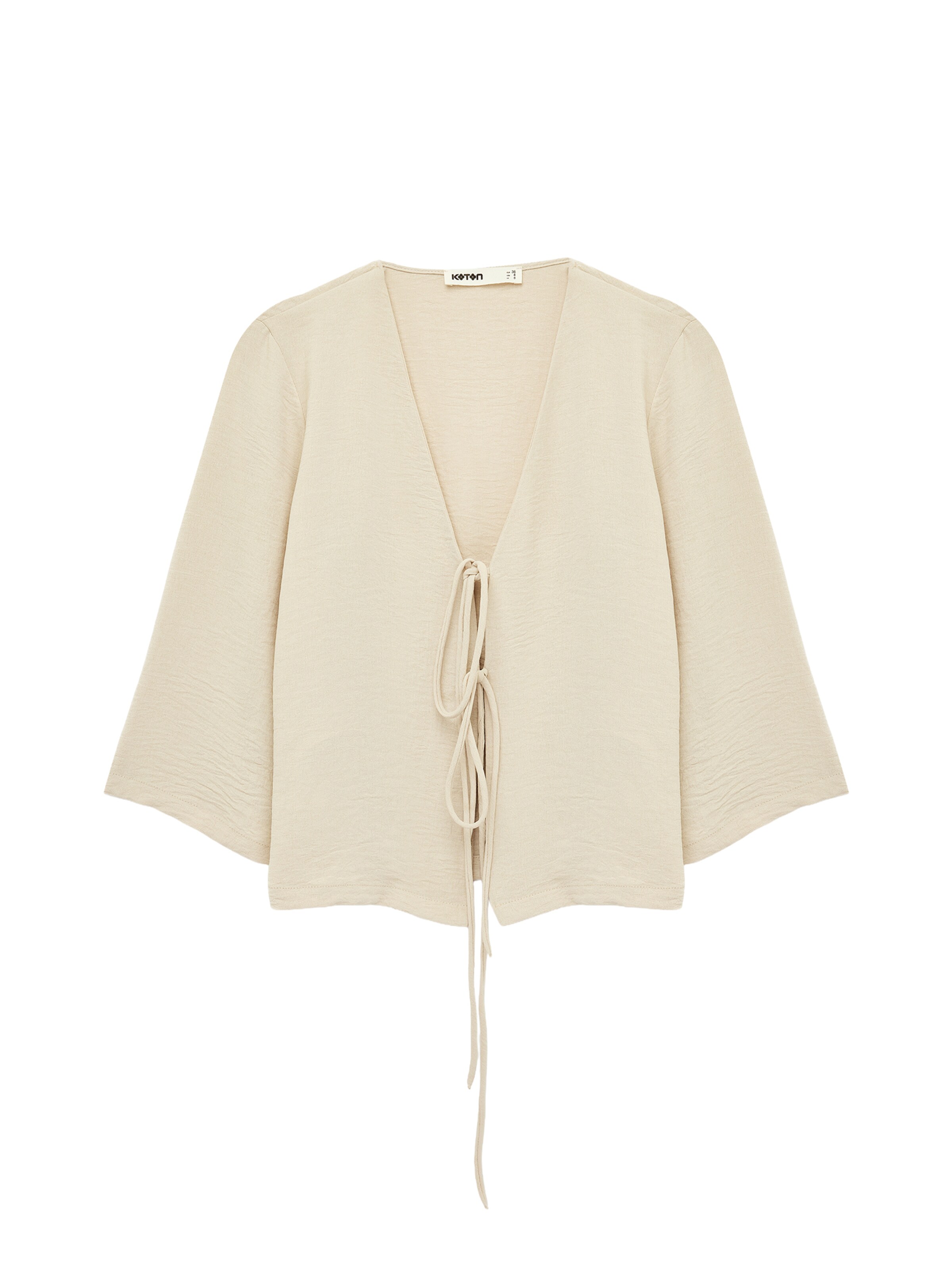 Koton Blouse in XS in de kleur Beige, Productweergave