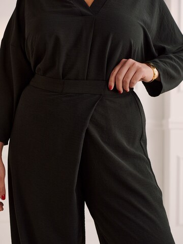 Loosefit Pantaloni 'Hanne' di Guido Maria Kretschmer Curvy in nero