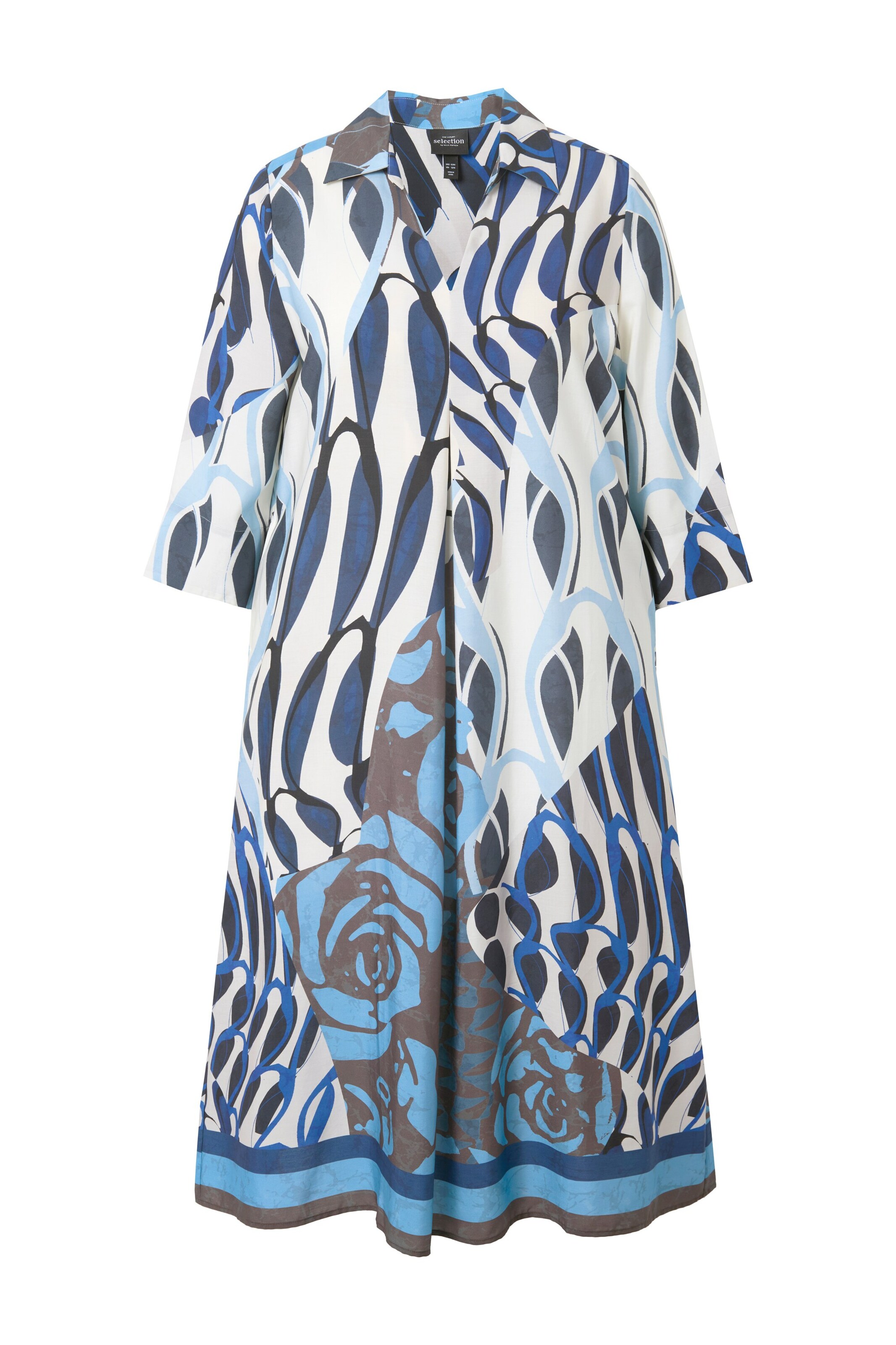 Ulla Popken Kleid in Grün: Vorderseite