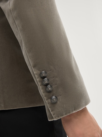 JOOP! Slim fit Colbert 'Horace-Velvet' in Grijs