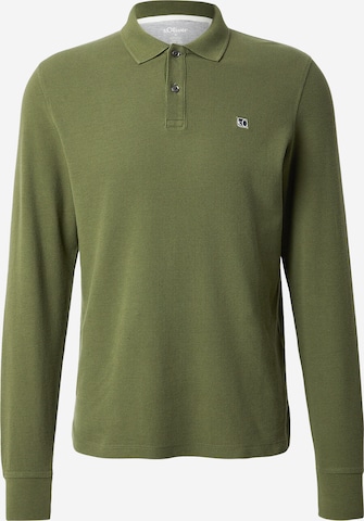 s.Oliver Poloshirt in Grün: Vorderseite