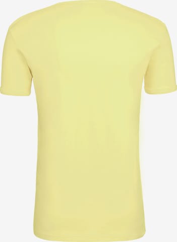 LOGOSHIRT Shirt 'Spongebob - It Feels Nice' in Yellow
