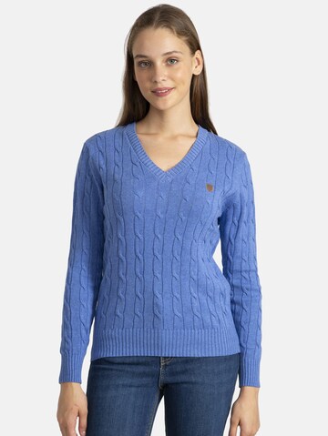 Sir Raymond Tailor Sweater 'Frenze' in Blue: front