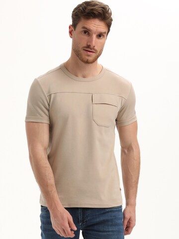 Gabbiano Shirt 'Interlock Diagonal' in Grijs