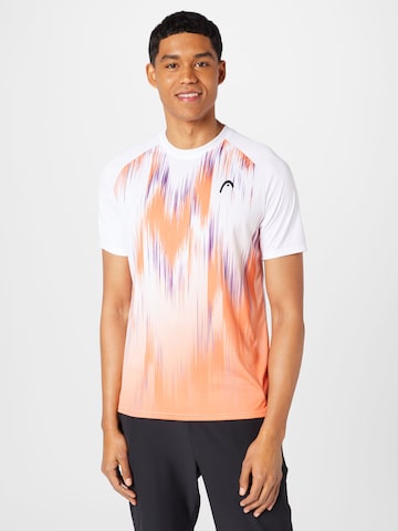 oranžs HEAD Sporta krekls 'TOPSPIN': no priekšpuses