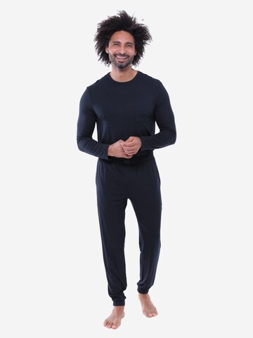 Mey Pyjama lang 'Jefferson' in Blauw