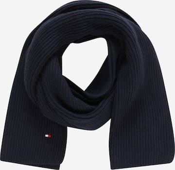 TOMMY HILFIGER Scarf 'Essential' in Blue: front