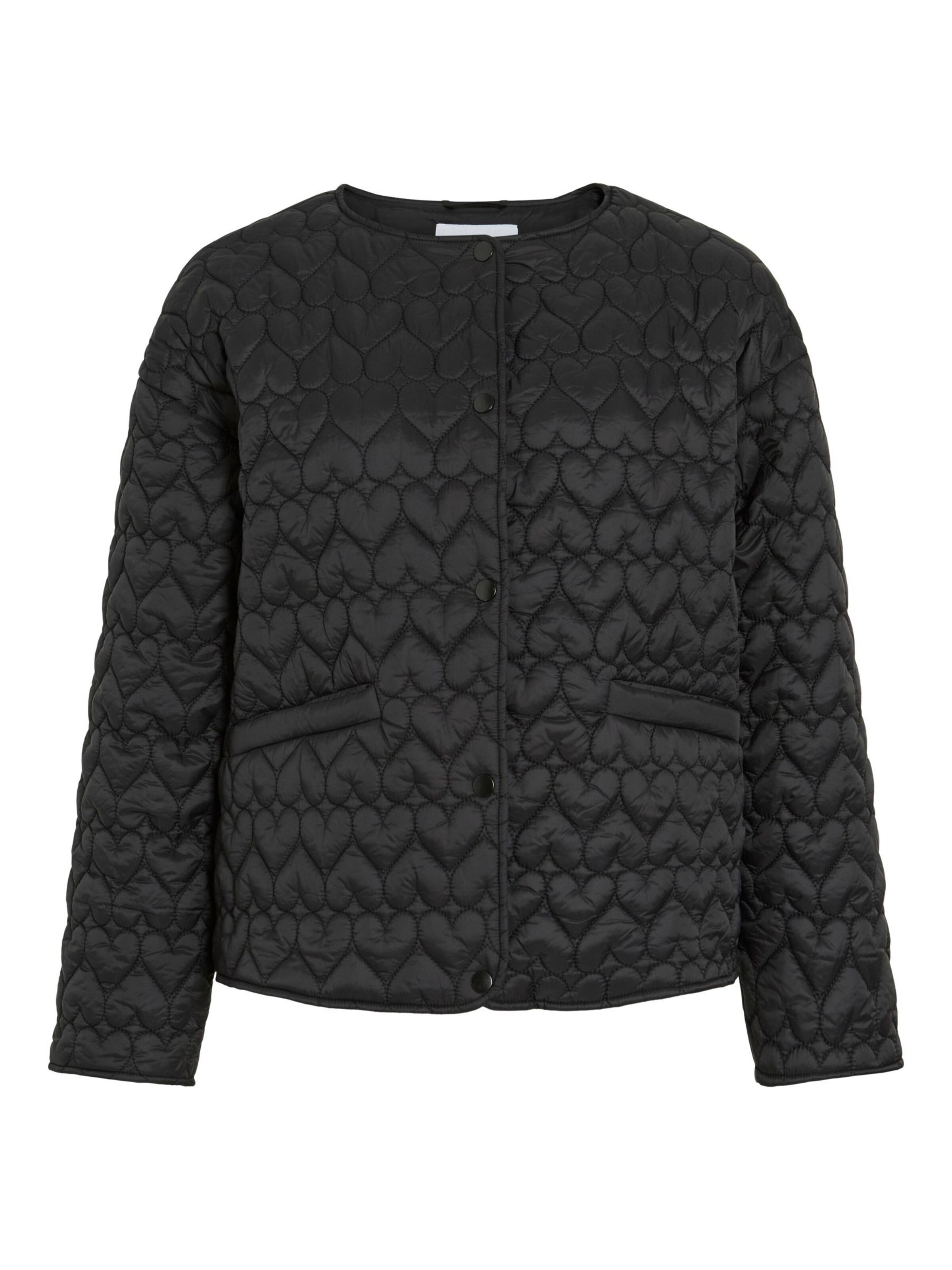 VILA Steppjacke in schwarz, Produktansicht