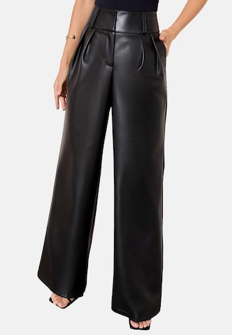 Friends Like These Wide leg Byxa i svart: framsida