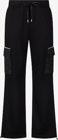 Liu Joregular Hlače - crna boja: prednji dio