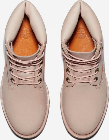 TIMBERLAND Lace-Up Ankle Boots '6in Premium' in Pink