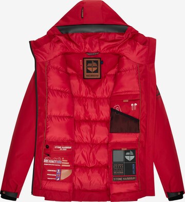 STONE HARBOUR Winter Jacket in Red