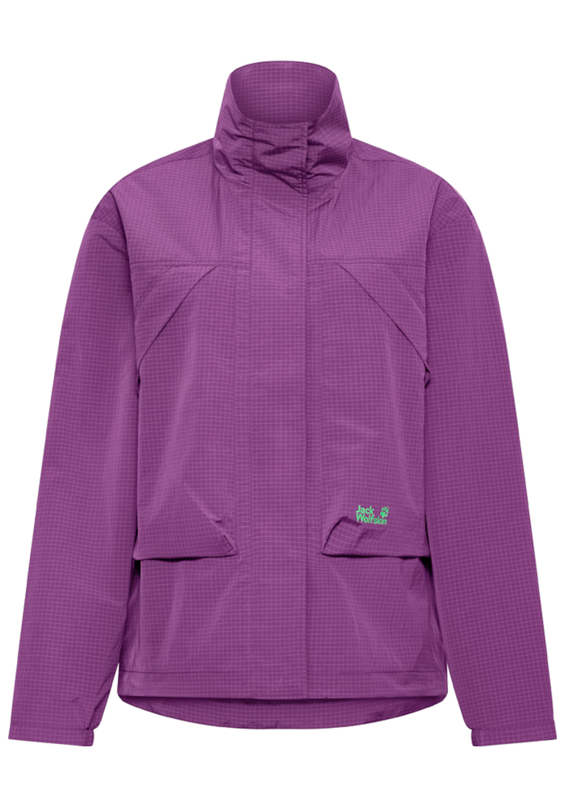 JACK WOLFSKIN Outdoor Jacket in Purple: front
