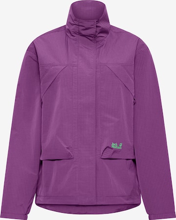 JACK WOLFSKIN Funktionsjacke in Lila: Vorderseite