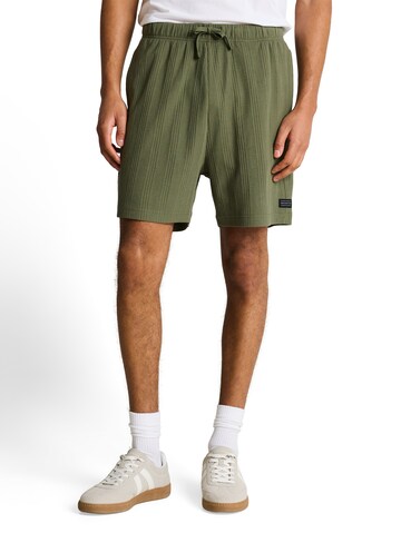 TOM TAILOR DENIM Regular Hose in Grün: Vorderseite