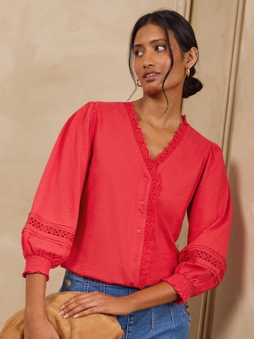 Camicia da donna di love & roses in rosso