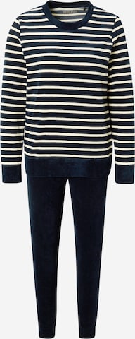 SCHIESSER Pyjama in Blauw: voorkant