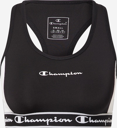 Champion Authentic Athletic Apparel Sporta krūšturis melns / balts, Preces skats