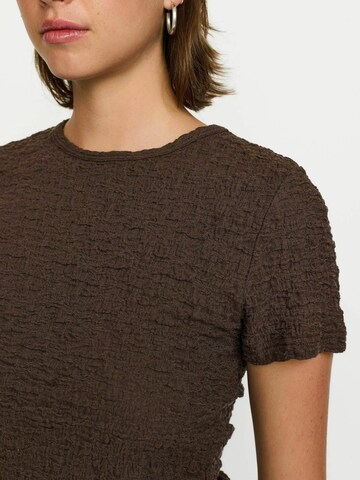 Soft Rebels Tričko 'Gizelle ' – hnědá