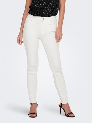 Skinny Jean 'Blush' ONLY en blanc : devant