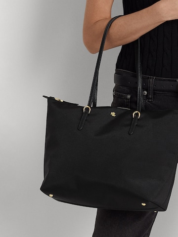 Borsa a spalla 'Keaton' di Lauren Ralph Lauren in nero