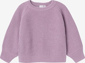 Pull-over 'Valea' NAME IT en violet : devant